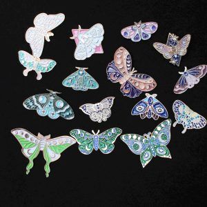 Light Butterflies, Moths, and More Mystery Pin
