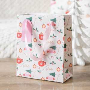 Sugarplum Fun Christmas Print Gift Bag