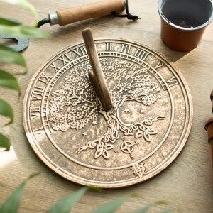 Tree Of Life Terracotta Sundial
